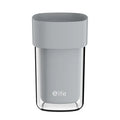 Clear Toothpaste Toothbrush Holder With Wash Cup Travel Portable Toothpaste Toothbrush Multifunctional Storage Box Protect Cover Qme grey