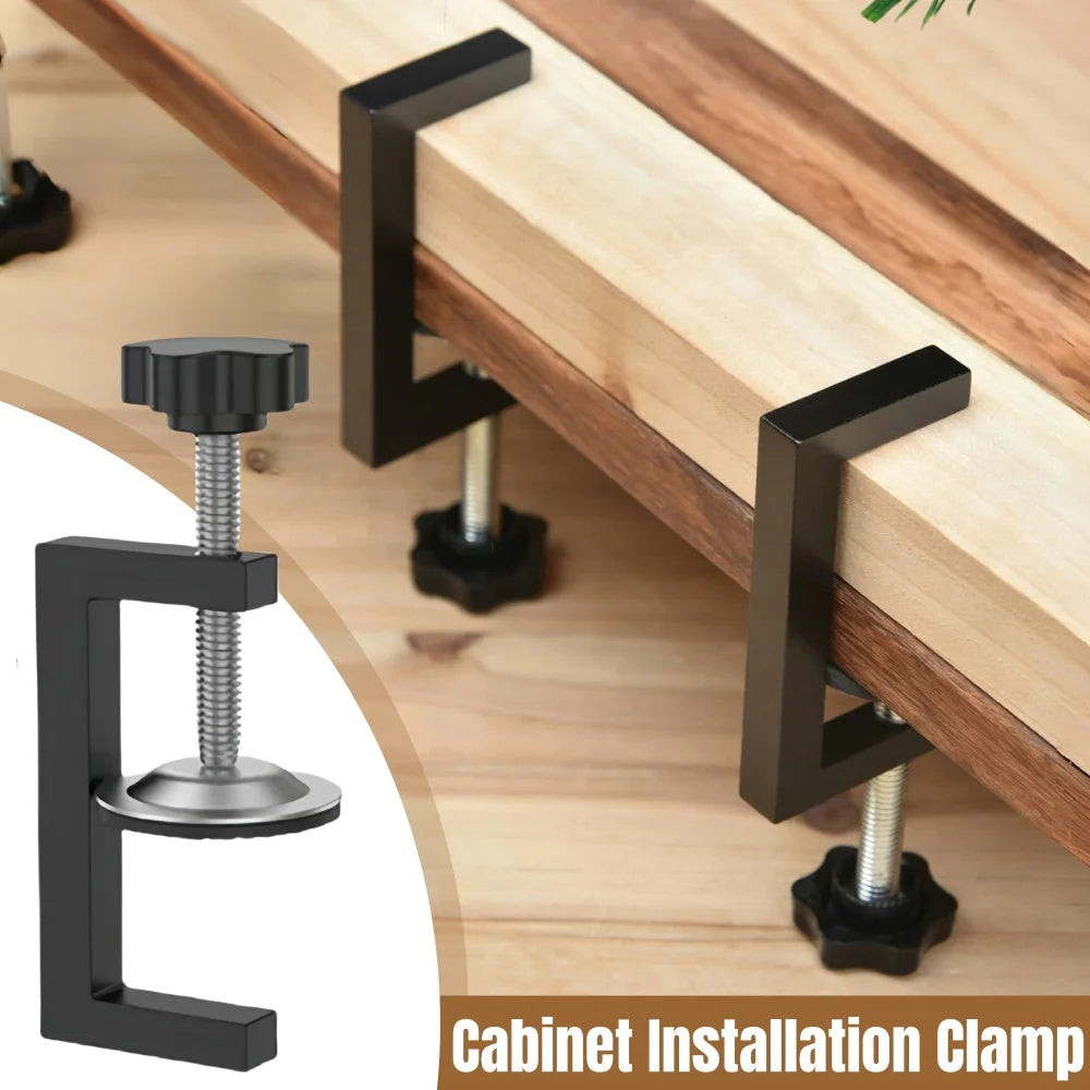 Cabinet Installation Clamp 10-57mm Adjustable G-Type Drawerwood Working Clamps Portable Drawer Fixing Clip Woodworking Tools Qme Default Title