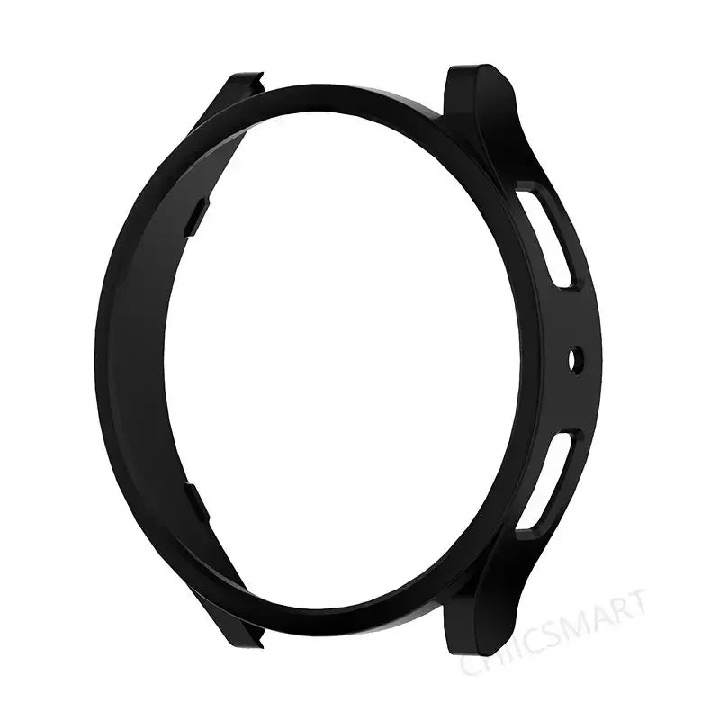 Bling Case for Samsung Galaxy Watch 6 4 Case 40mm 44mm Accessories Fashion Two Rows Diamond bumper Galaxy Watch 5 6 40 mm Cover Qme Black02 For Galaxy Watch6 40