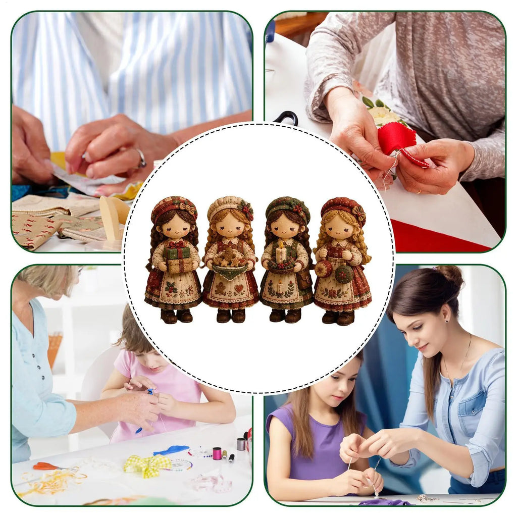 Sewing Doll Handmade Room Decor Crafting Cute Making Women Girls Qme
