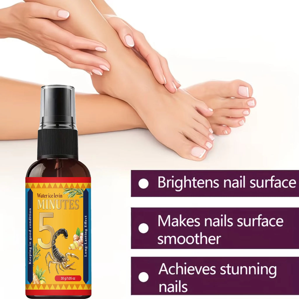Niacinamide Biotin Nail Repair Spray, Collagen Infused Hydrating Daily Nail Health Care Qme