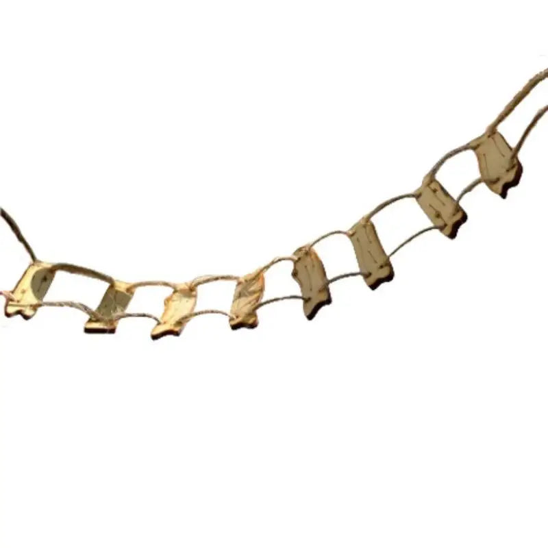 Miniature Fairy Garden Decor Wooden Bridge Rope Ladder Home Courtyard Qme