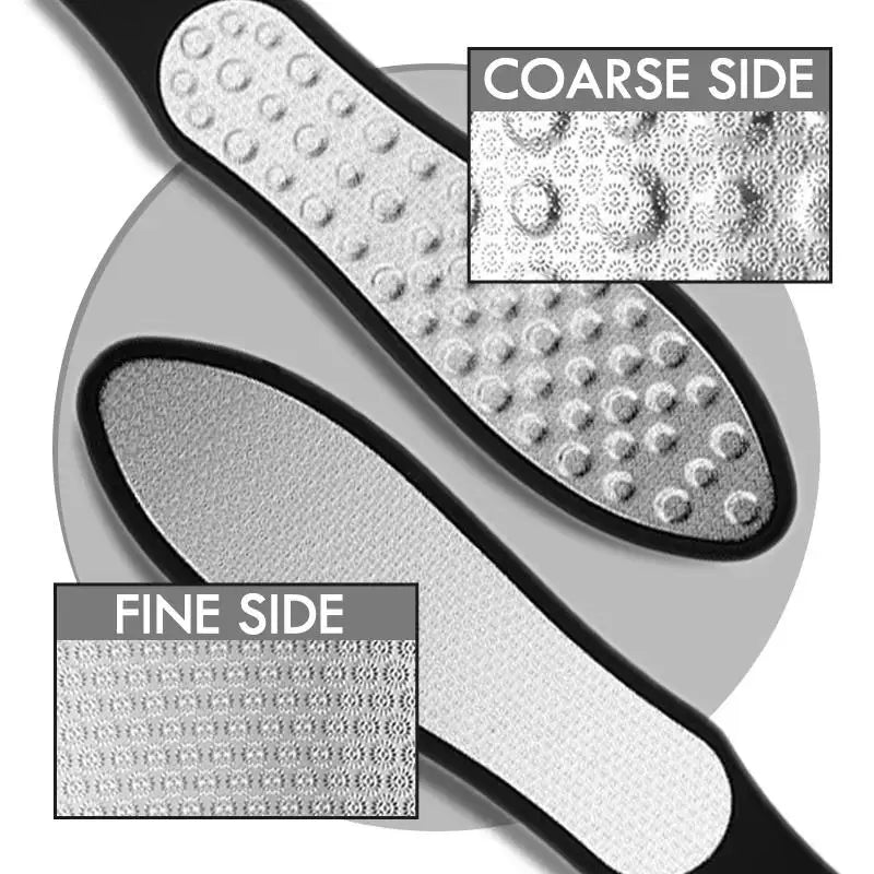 Foot File Pedicure Tool Easy Use Dual Coarse Fine Grinding Surfaces Qme