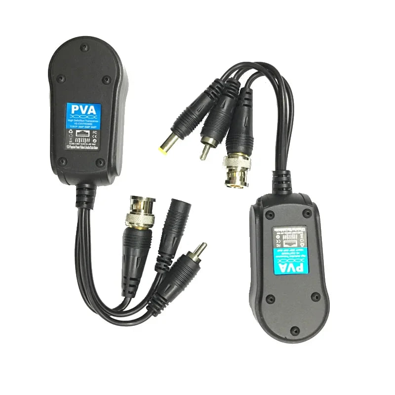 ESCAM 230PVA 200M Range For HD CVI/AHD/TVI Twisted BNC CCTV Passive Transceivers Cat5 CCTV UTP Video Balun IPC For 2MP 3MP 4MP Qme