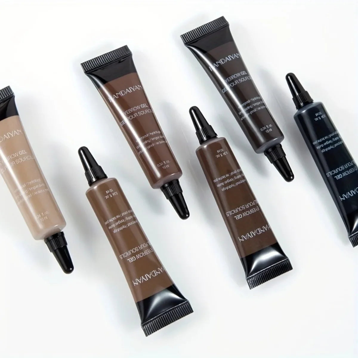 6- Eyebrow Gel Waterproof Smudge Proof Styling Liquid Rendering Dye Qme