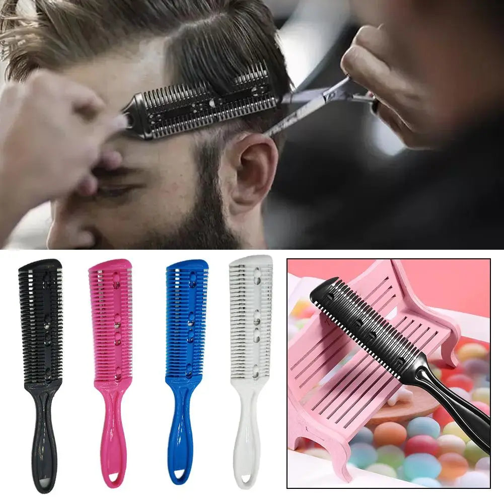 Hair Trimmer Razor Blade Trimming Salon Shave Shaving Comb Thinning Qme
