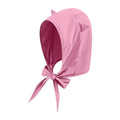 Cute Ear Sunshade Caps Hooded Hat Unisex Summer Fisherman Strap Qme Pink One size