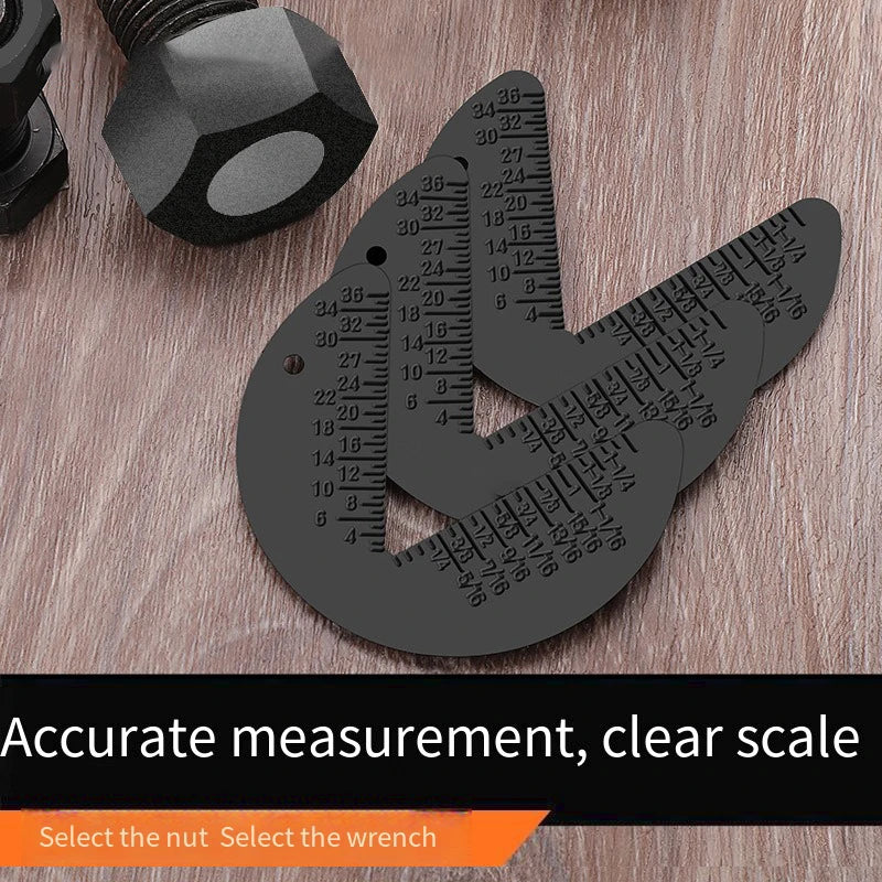 Bolt Nut Screw Gauge Inspection Standard Metric Engineering Ruler Qme