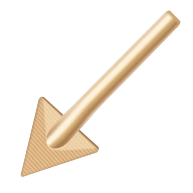A02F-6Pcs Iron Plastic Welder Soldering Iron Tips Copper Repair Triangular Smoothing Head Welding Tips Replacement Tips Qme