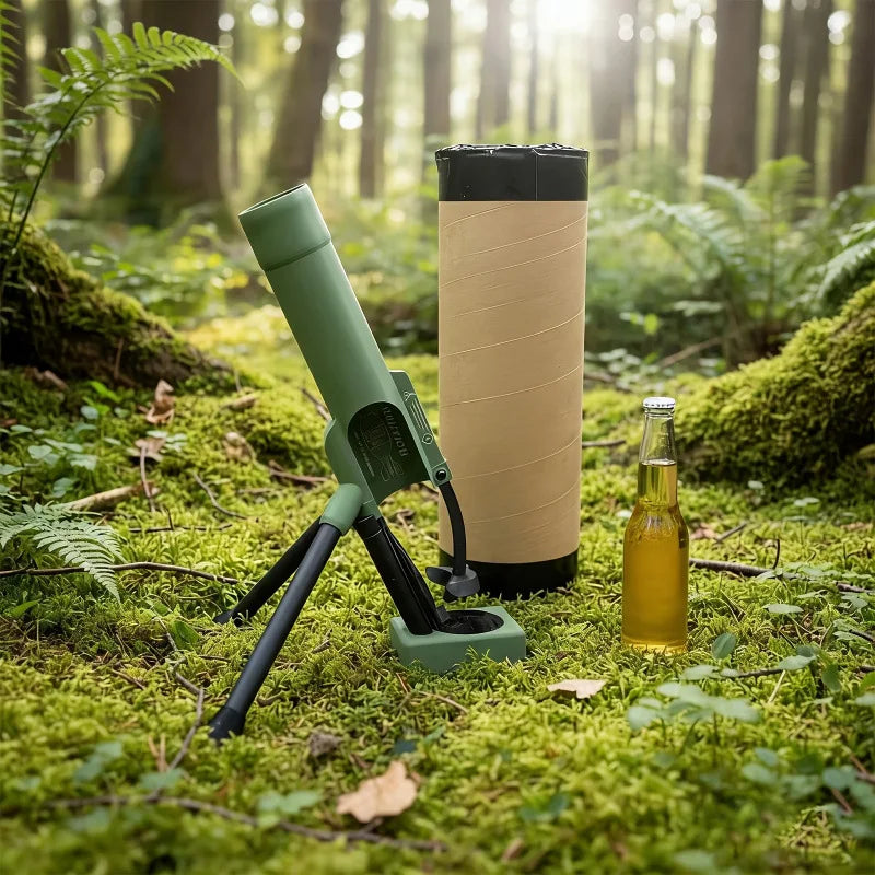 Portable Mortar Beer Opener Camping Outdoor Adventures Sturdy Manual Qme
