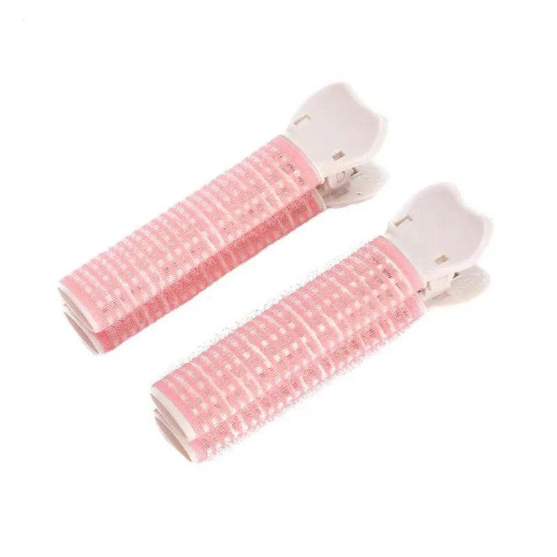 2pcs Hair Root Fluffy Clip Air Bangs Curler Self-adhesive Curling Hair Lazy Curling Tube Hair Styling Tool Hair Curler Hair Pins Qme
