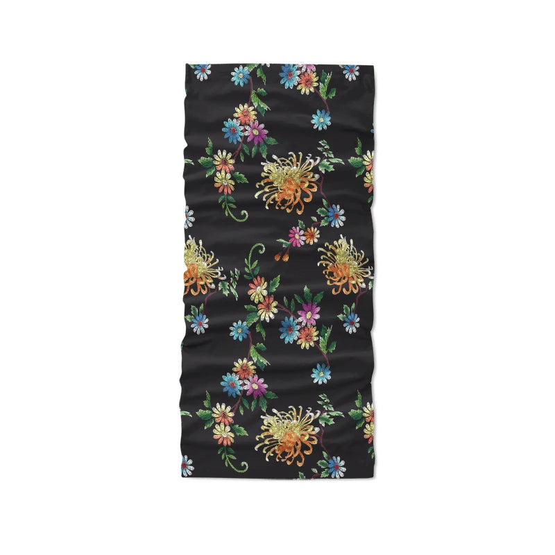 Fashion Daisy Series Headscarf Ladies Outdoor Sweat-wiping Dust-proof Qme style24 One Size >8Y