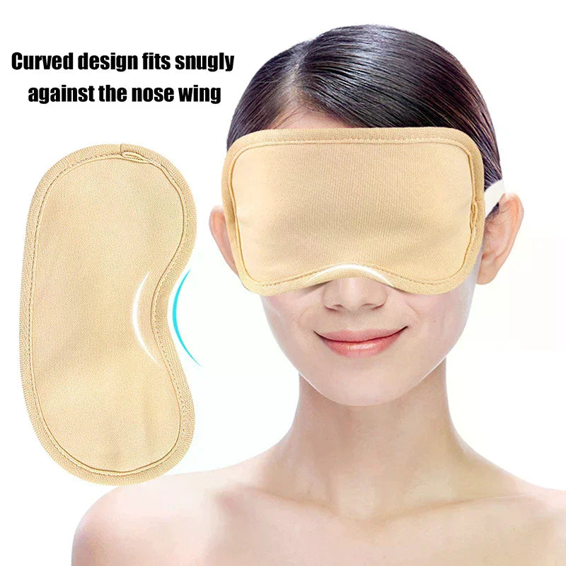 Castor Oil Wrap Reusable Organic Eye Mask Adjustable Elastic Strap Qme