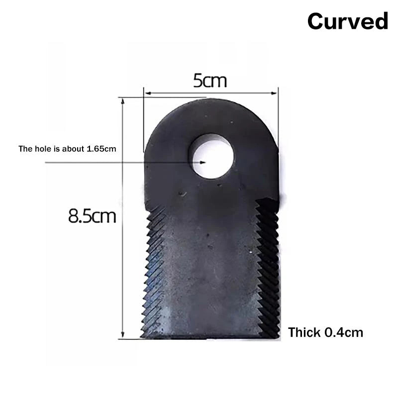 1PC Straw Returning Machine, Grass Shredder, Serrated Knife Hammer/Blade, Cart-type Lawn Mower Blade Accessories. Qme A1