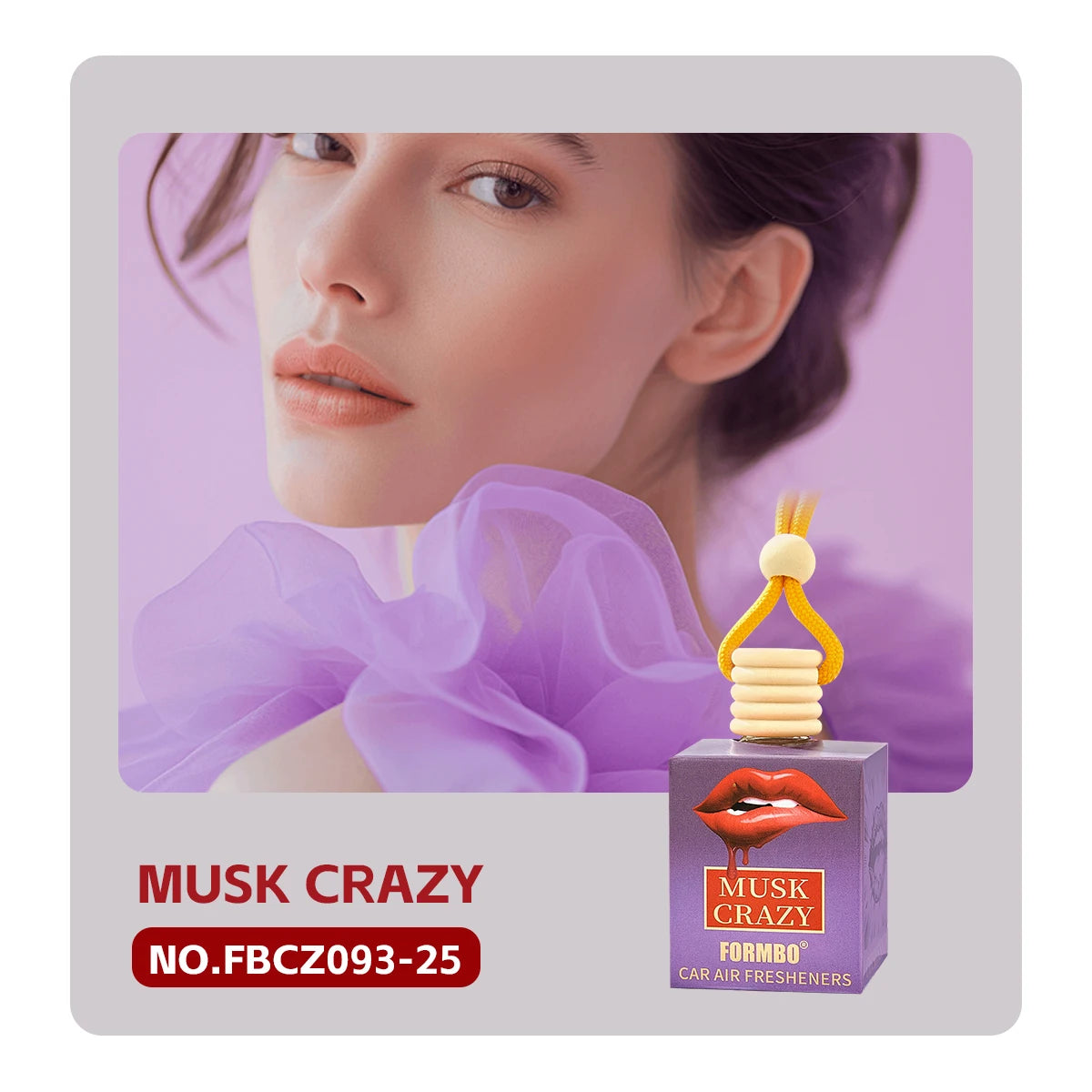 Fragrant Journey Fresh Car Perfume Lasting Fragrance Deodorization Qme 093 MUSK CRAZY
