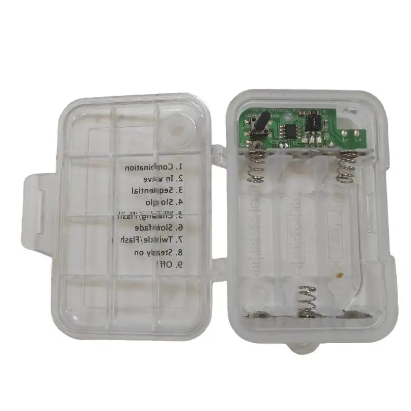 3-Slot AA Battery Holder 3V No 5 Water-resistant Box Timer Qme