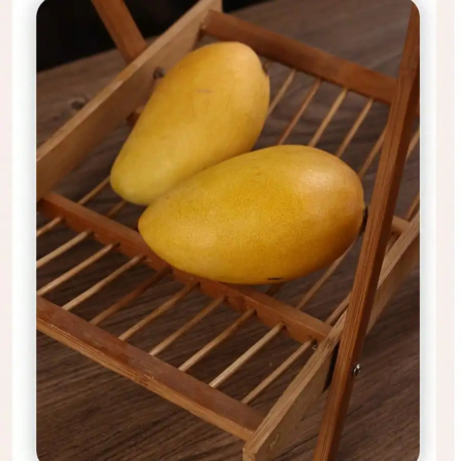 Multifunctional Solid Wood Folding Tray Food Storage Drying Qme