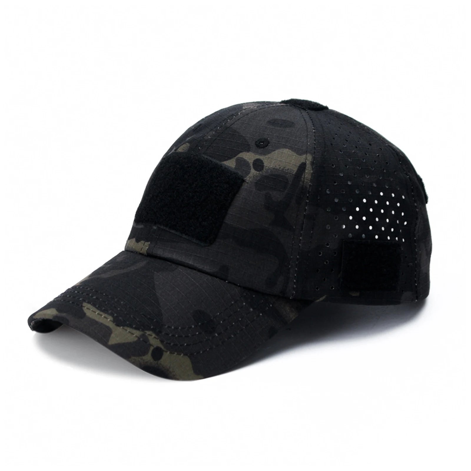 Unisex Sports Leisure Breathable Camouflage Baseball Cap Fashion Military Fan Sun Hat Outdoor Running Hiking Adjustable Hat Qme C One Size