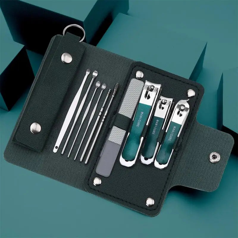 10-Piece Professional Nail Clippers Stainless Steel Manicure Pedicure Qme A4