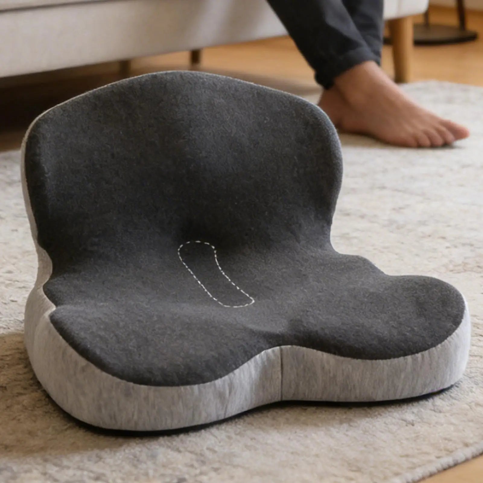 Office Seat Cushion Zipper Breathable Slow Rebound Chair Women Men Qme