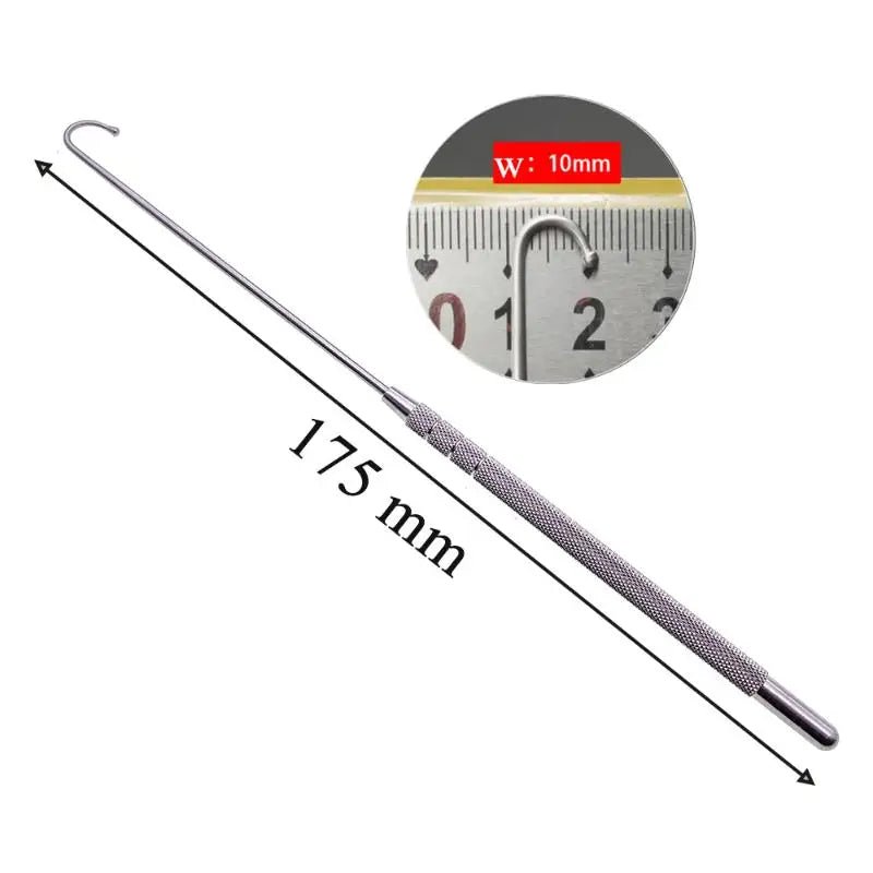 New Pet Hook Animal Ovaries Removal Hook Vet Ovariectomy Dogs Cats Surgical Instruments Ball Type 6mm 8mm 10mm 12mm Qme 10 mm