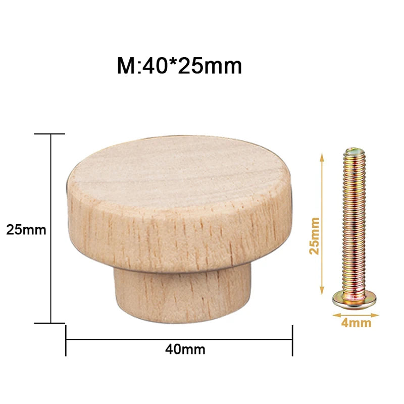 Rattan Wooden Drawer Knobs Round Handmade Cabinets Dresser Handles Wood Kitchen Cupboard Wardrobe Door Pulls for Furniture Qme A 4pcs China
