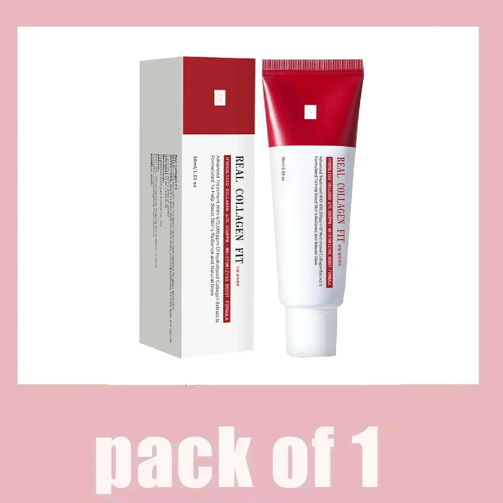 Real Collagen Fit, Collagen Wrapping Mask, Collagen 670,000ppm, Peel Off Facial Mask for elasticity, Hydrating, Glow, Glass Skin Qme 1pcs