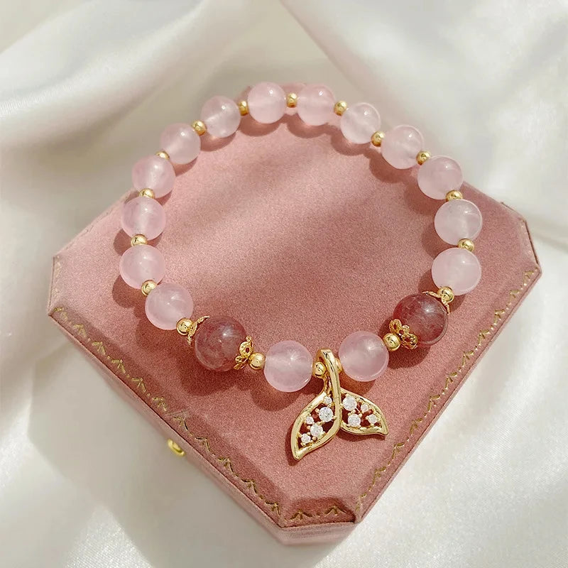 b05 Court Retro Lucky Imitation Hotan Jade Bracelet Vintage Light Luxury Handmade Jewelry Bracelet Women's Girls Jewelry Gift Qme 6