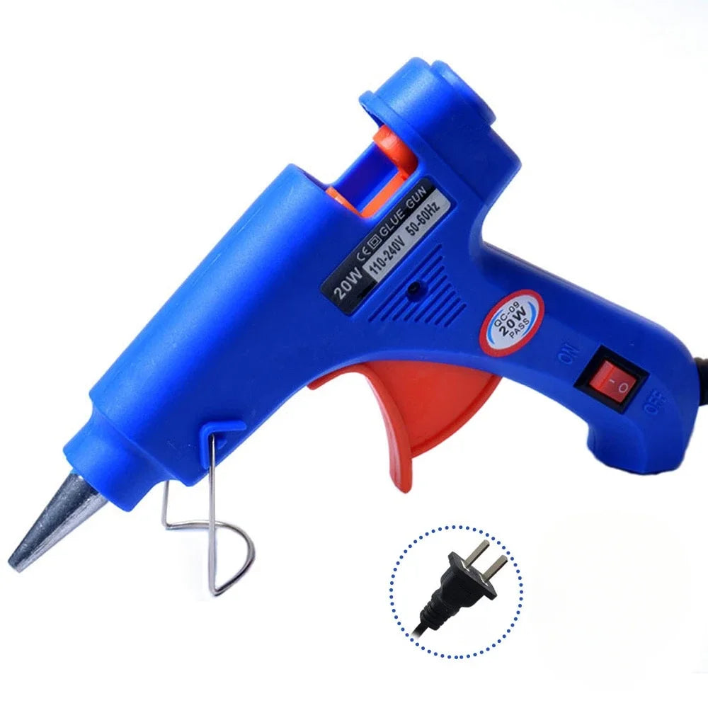 DIY Melt Glue Sealing Wax Stick Gun Custom Stamp Wedding Party Invitation Fashion Gift Decoration Sealing Wax Seals Seal Arts Qme blue glue gun