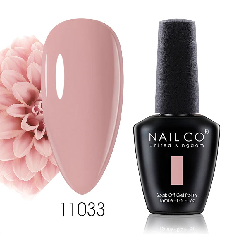 NAILCO 131 Colors Nail Gel Polish Off LED Semi Permanant Art Hybrid