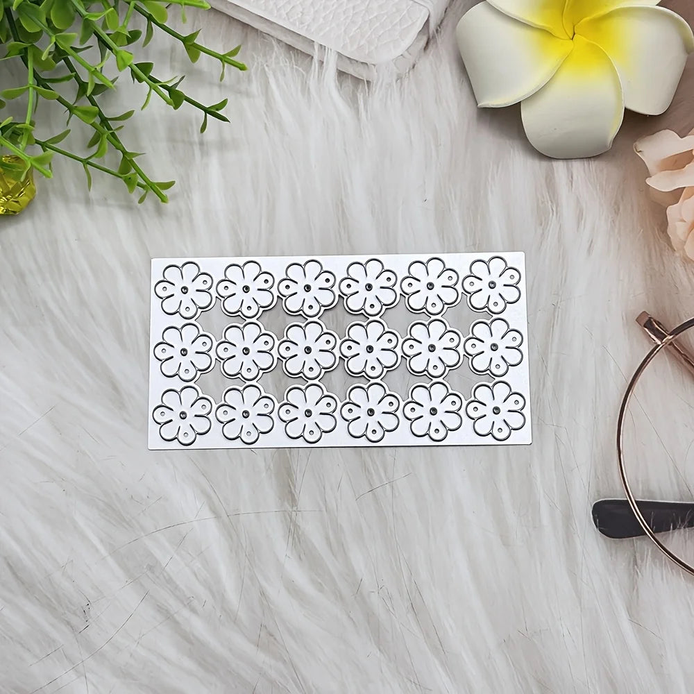 1 Piece of Flower Metal Cutting Mold, Suitable for DIY Scrapbook, Photo Decoration Embossed Paper Mold, Designed Specifically Qme