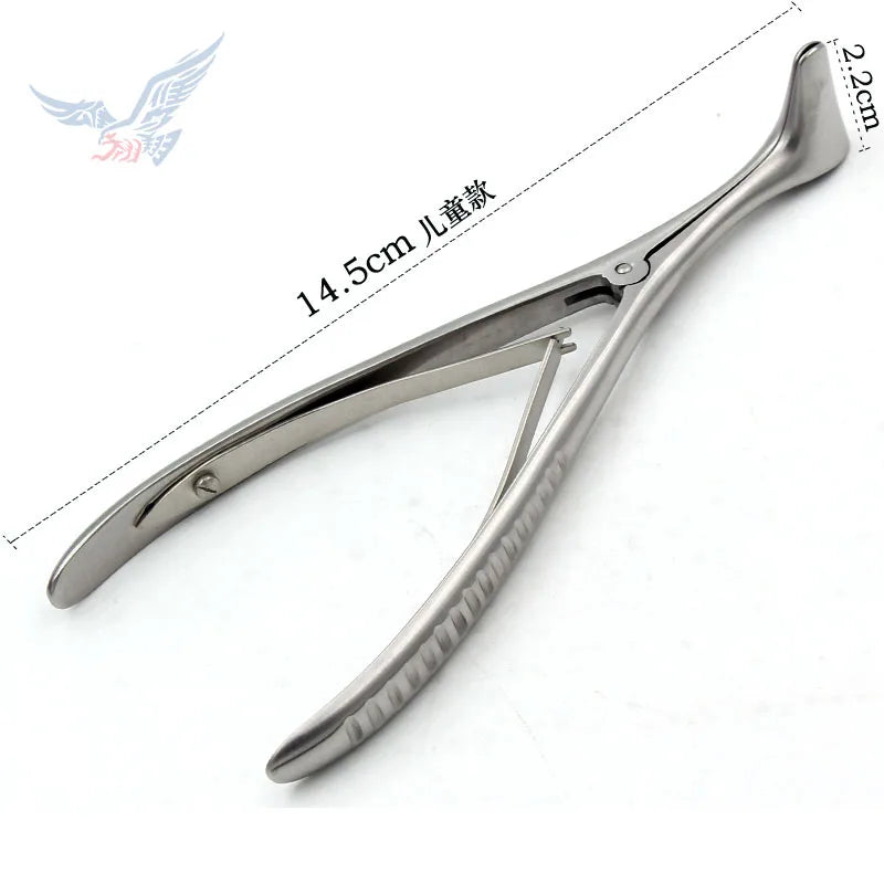 Stainless Steel Nasal Examination Adult Nose Dilating Forcepsoscope Qme
