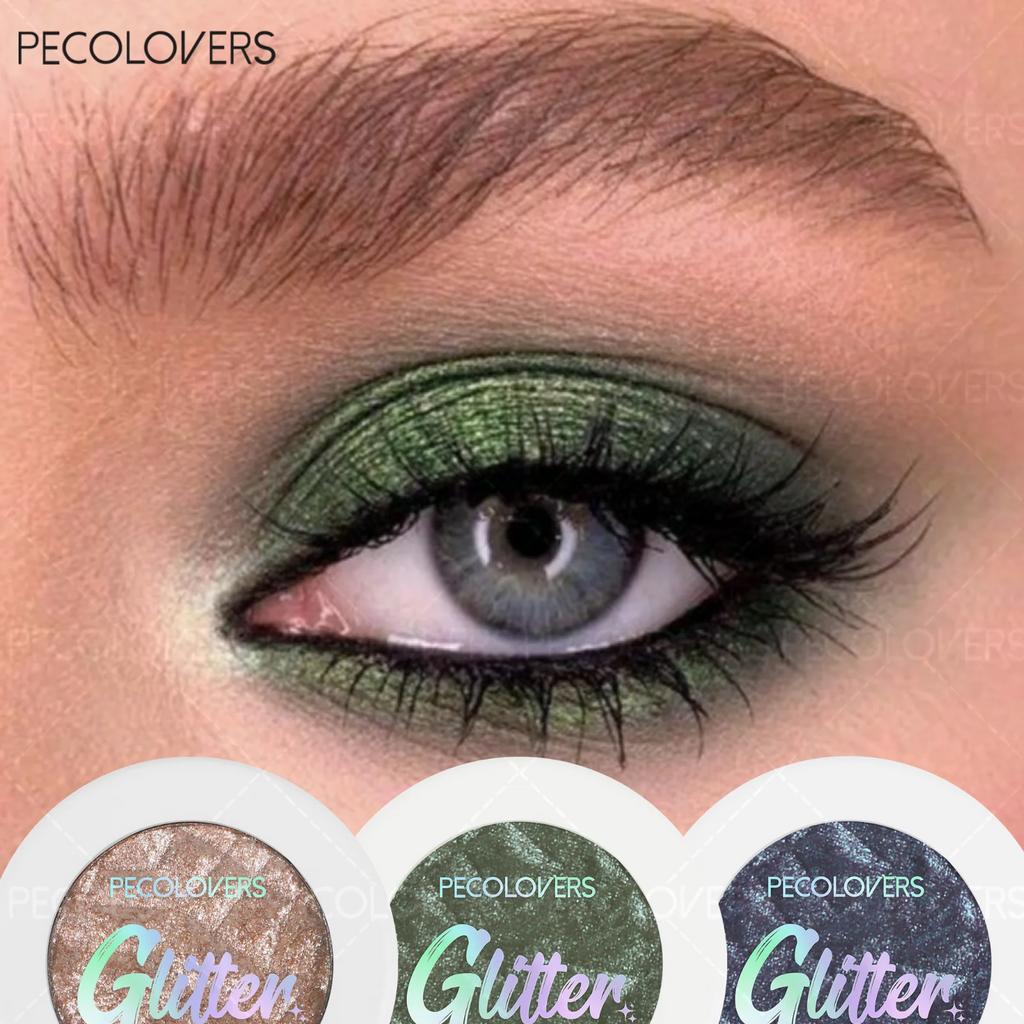 Pearly Lustre No Fallout Blendable Shimmer Eyeshadow Palette Cool Qme