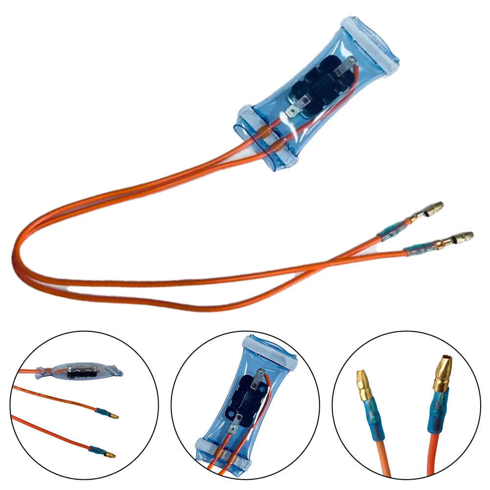 Replacement Fridges Defrost Thermostator AC 250V 10A-7 Celsius Bimetal Refrigerator Defroster Thermostat -7Degree 2 Cables Qme