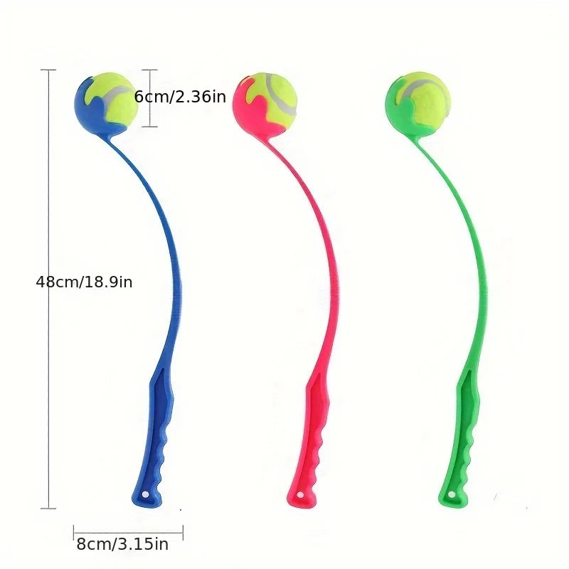 Dog throwing ball launcher, tennis launcher, outdoor training dog toys Qme