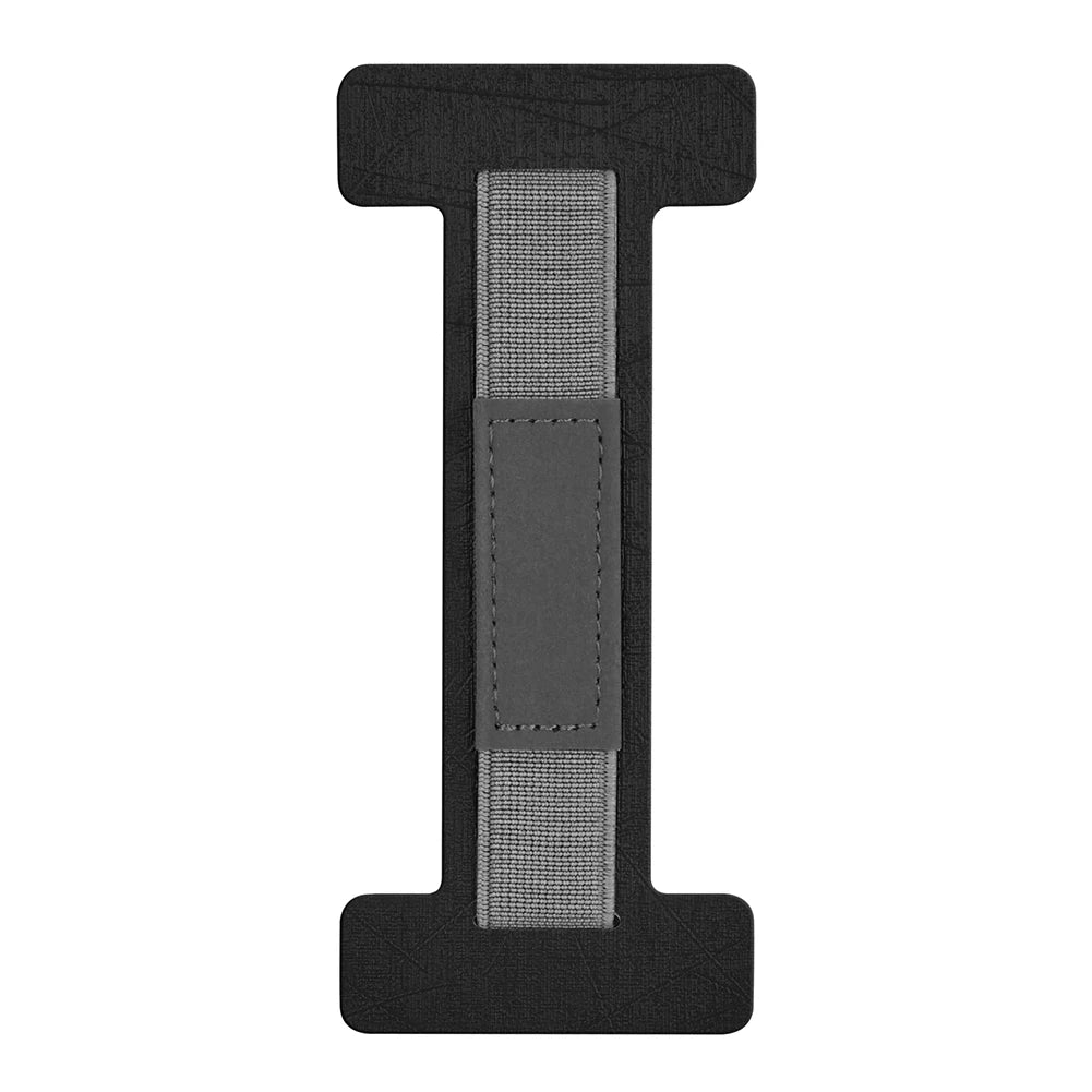 Anti Slip Finger Sling Band Handle Universal Tablet Grip Strap Hand Holder Tablet Handle Hand Holder for 6-8 Inch Kindle Tablet Qme Black