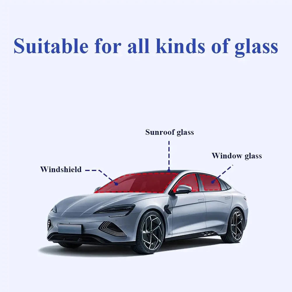 Glass Cleaning Board Car Windshield Water Spots Stain Removal Paste Car Glass Cleaning Mouse Car Cleaning Detailing Qme