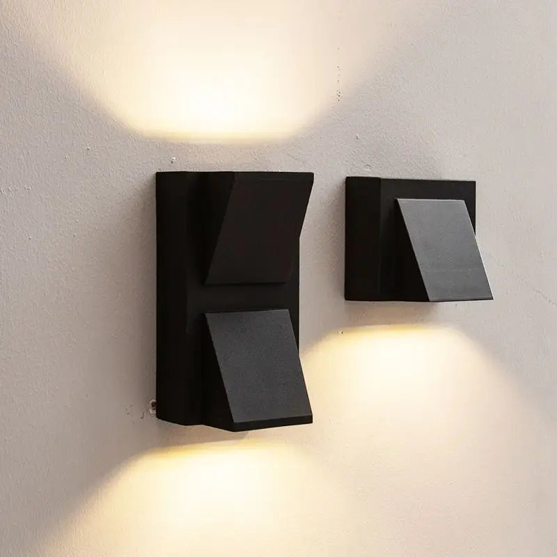 Aluminium Wall Lamp Waterproof Outdoor LED Wall Light IP65 Garden Lighting Lamp for Sconce Balcony Decoration AC110V 220V Qme