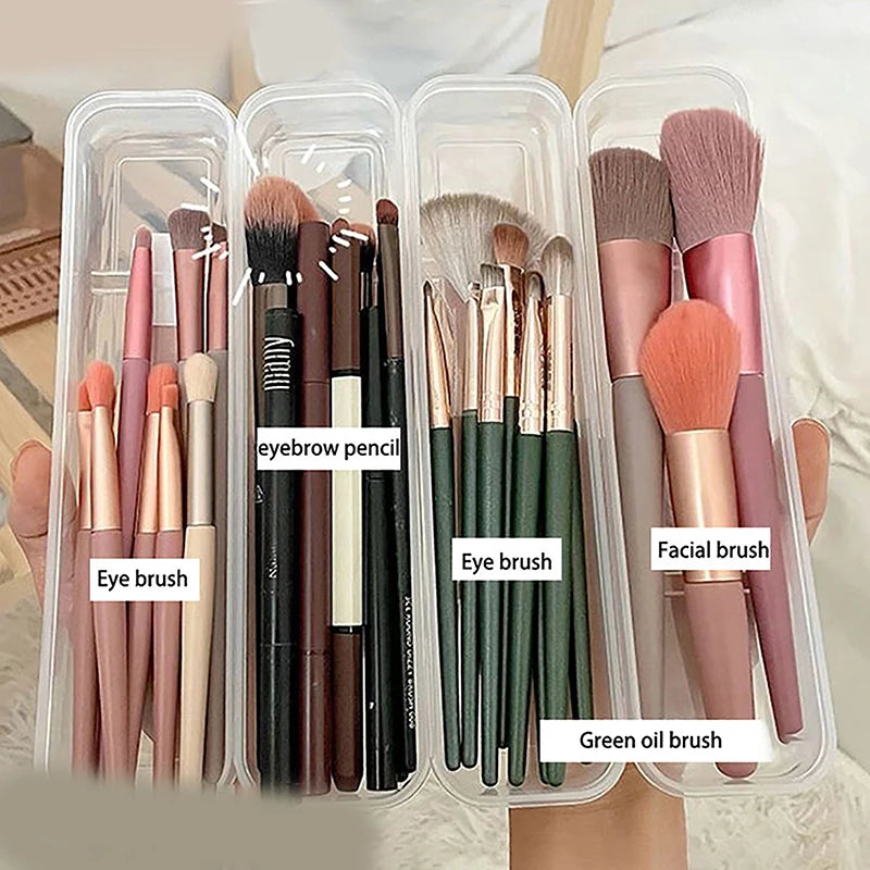 Portable Women Cosmetic Storage Organizer Makeup Tools Brush Qme