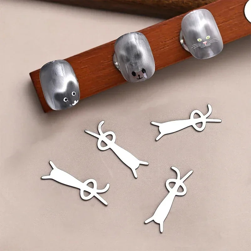 Rabbit Bear Cat Eye Magnet Stick Nail Art Tools Small Iron Magnetic Qme