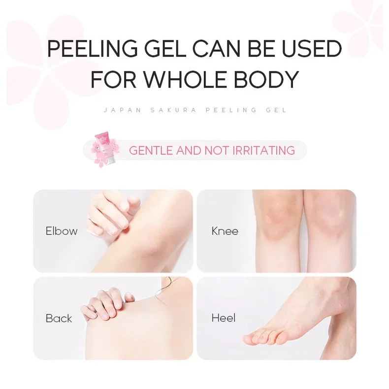LAIKOU Sakura Peeling Gel Facial Exfoliation Cleans Pores Qme