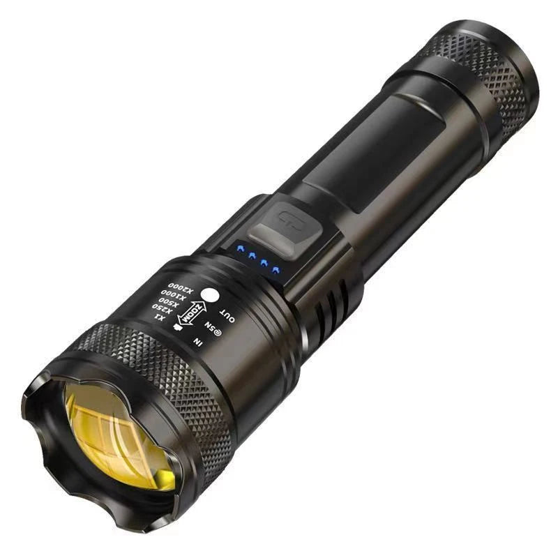 Ultra Strong Light Can Charge Mobile Phone Flashlight Outdoor Patrol Qme