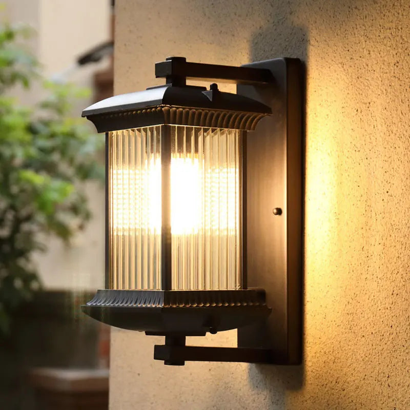 Aisle Wall Light Outdoor Garden Courtyard Exterior Wall Corridor Balcony Light Modern New Chinese Villa Door Light Wall Light Qme