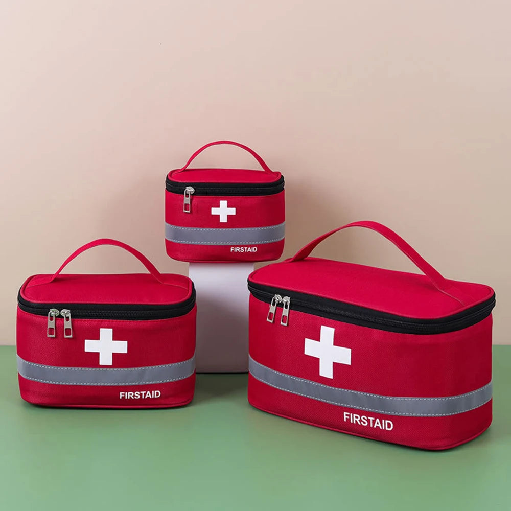 1PC Portable Medicine Bag Travel Outdoor Storage Health Kit Medicine Kit Travel Family Medicine Home Cloth Medicine Kit Qme