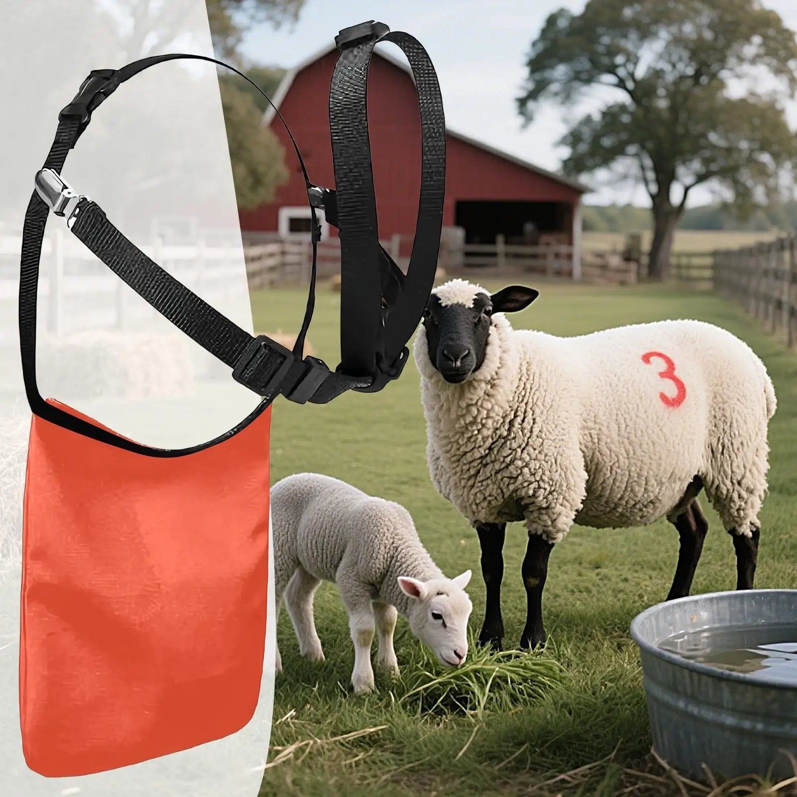 Goat Anti Mating Apron Livestock Protection Gear Farm Separation Tool Anti Mating Skirt Goats Health Supplies Clothing Bellyband Qme