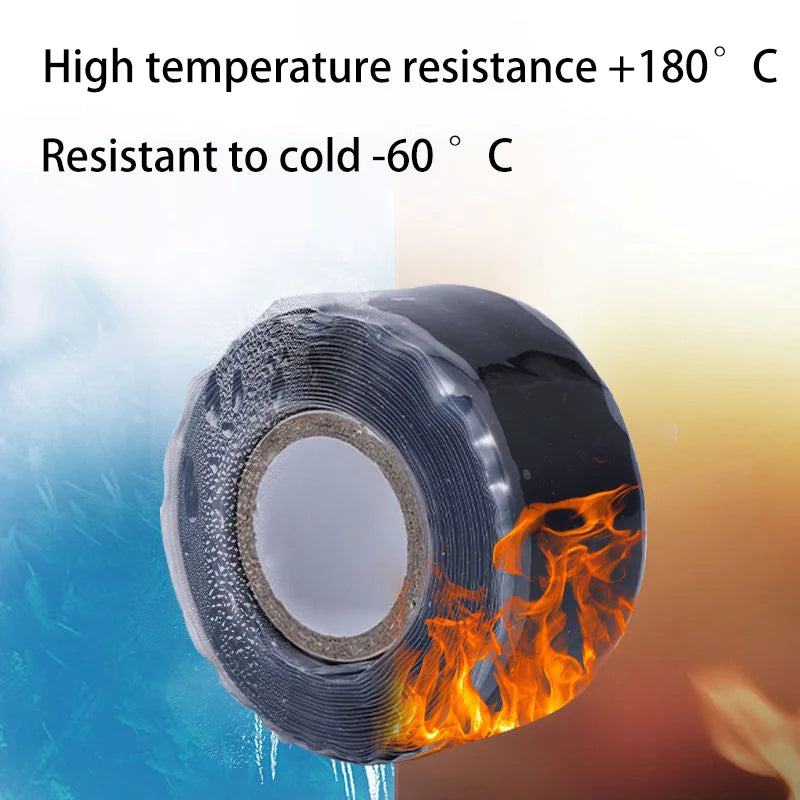 Silicone Self-Adhesive Waterproof Tape Insulation Flame Retardant Silicone High Temperature Resistant Water Pipe, Wire Qme
