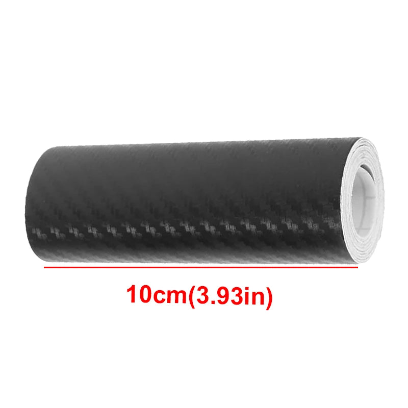 3-10cm Width Carbon Fiber Automotive Tape Car Door Edge Guards Door Sill Protector Anti Collision Film Scratch Cover Strip Tape Qme width 10cm(3.93in) 5M(16.4Ft) China Mainland