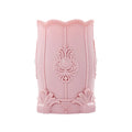 Vintage Matte Desk Organizer Versatile Nail Art Container Pastel Qme pink M