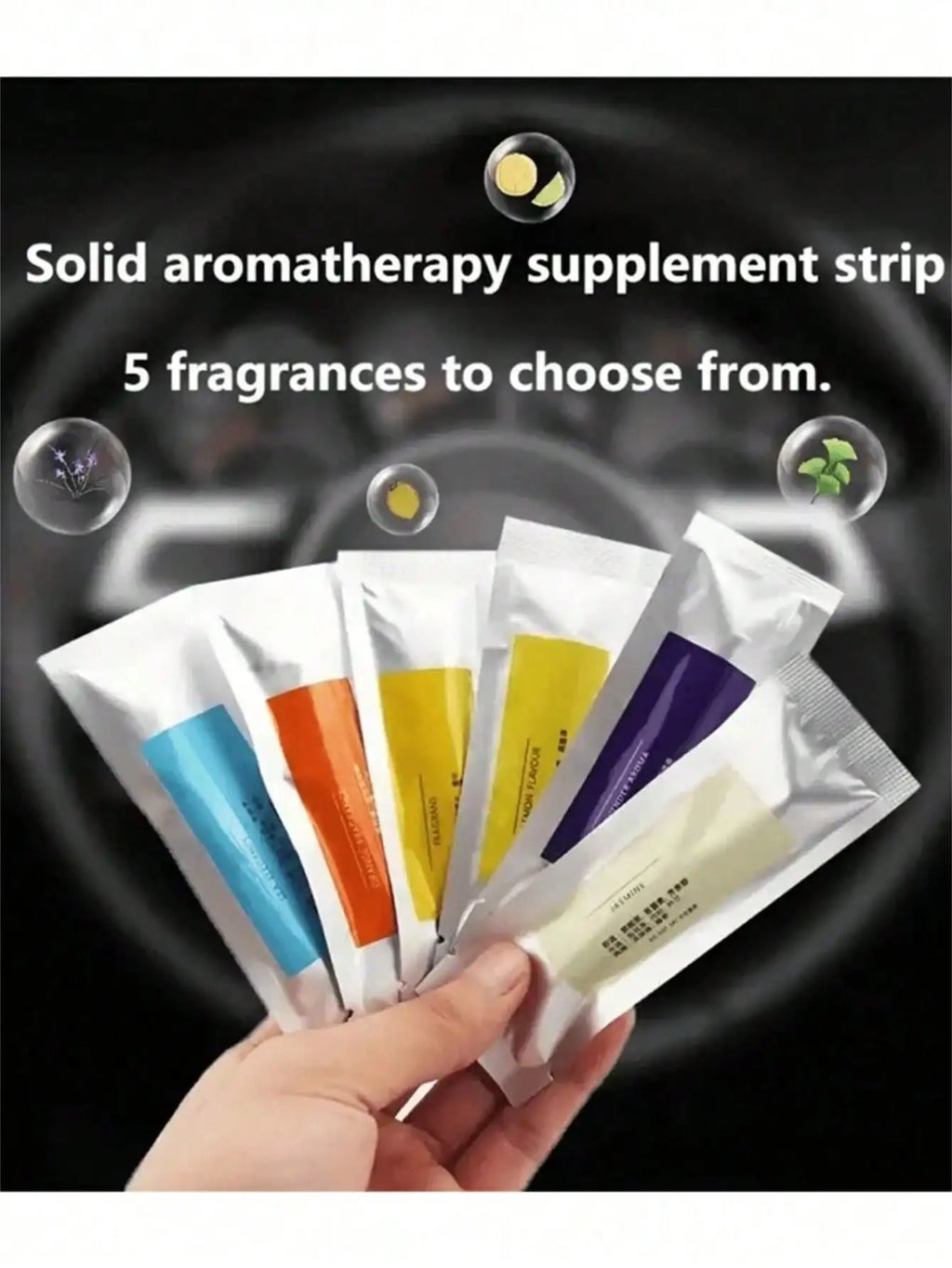Car Air Freshener Vent Clip Aromatherapy Diffuser 1 Holder 5 Mixed Qme