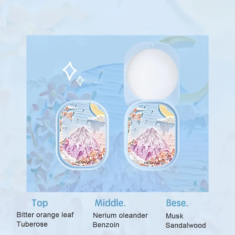 Solid Floral Fragrance Cream Long-lasting Portable Multiple Types Qme